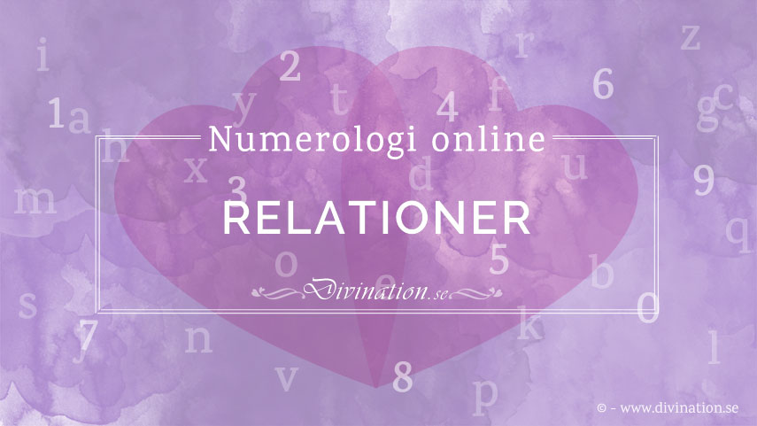 Numerologi online: relationer