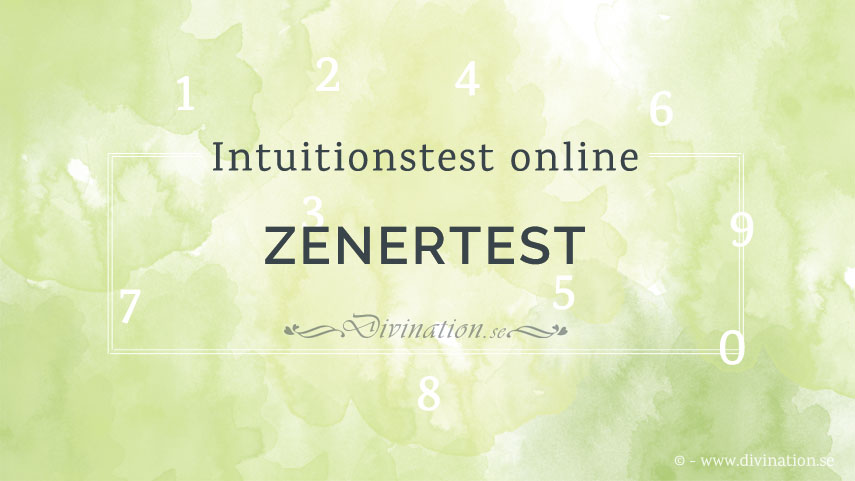 Intuitionstest online: Zenertest